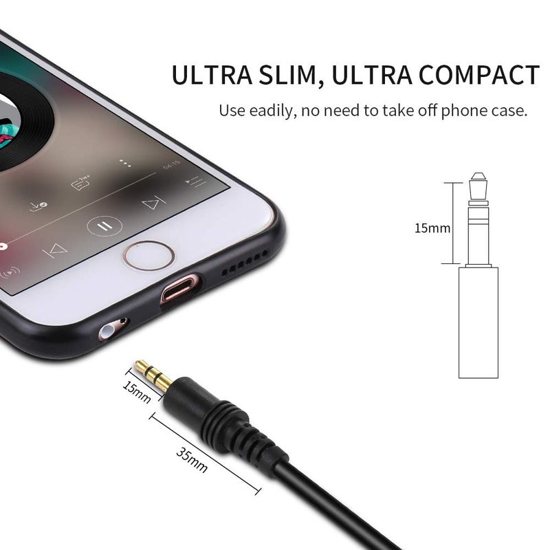 DTOL MC 3.5mm Audio Cable - 3.5mm TRS Female to Male 15ft Extension Cord for Microphones, Headphones, and More - Image 4